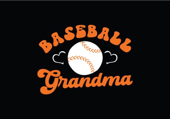 Baseball Grandma SVG Design for Crafts and Graphics