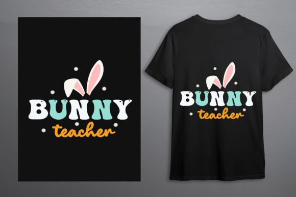 Bunny Teacher - Easter Teacher Svg: Graphics and Crafts for Small Business
