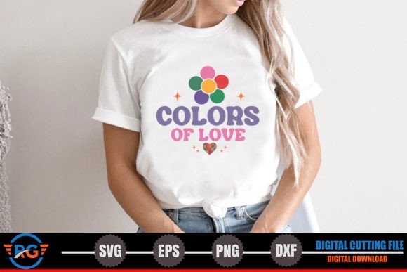 Colors of Love – Retro Pride SVG