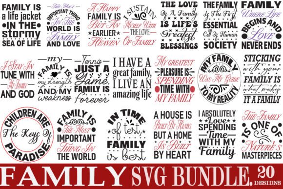 Family Bundle Svg Bundle: Graphics and Crafts Made Simple