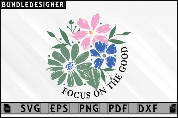 Floral Inspiration Quote SVG Design for Crafts and Graphics