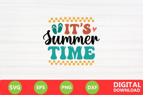 Its Summer Time - Summer Retro SVG: Graphics for Crafts and Creative Marketing