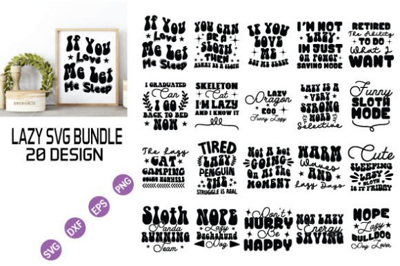 Lazy Svg Bundle: Graphics for Crafts