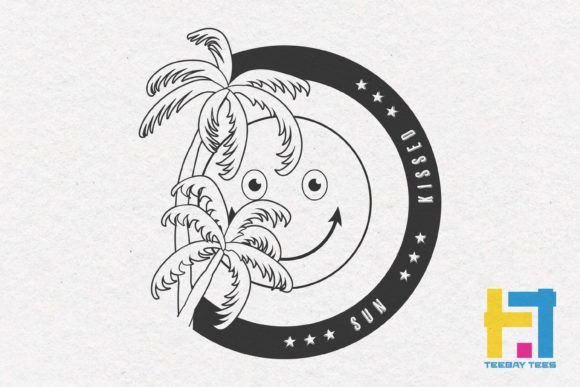 Vintage Summer SunKissed SVG Design: Graphics for Crafts and Marketing