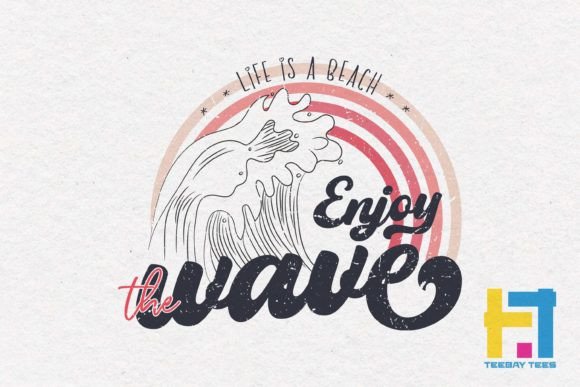 Vintage Summer SVG, Life is a Beach